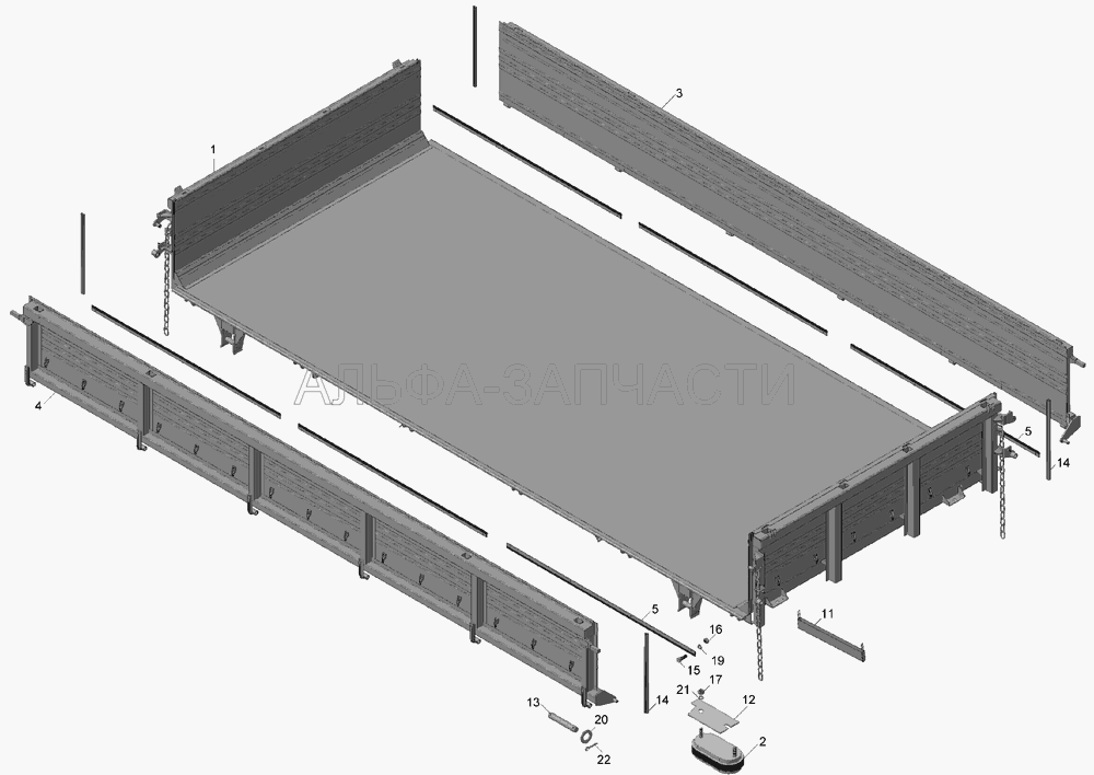 Платформа 8560-8500020 (55102-8501300 Амортизатор) 